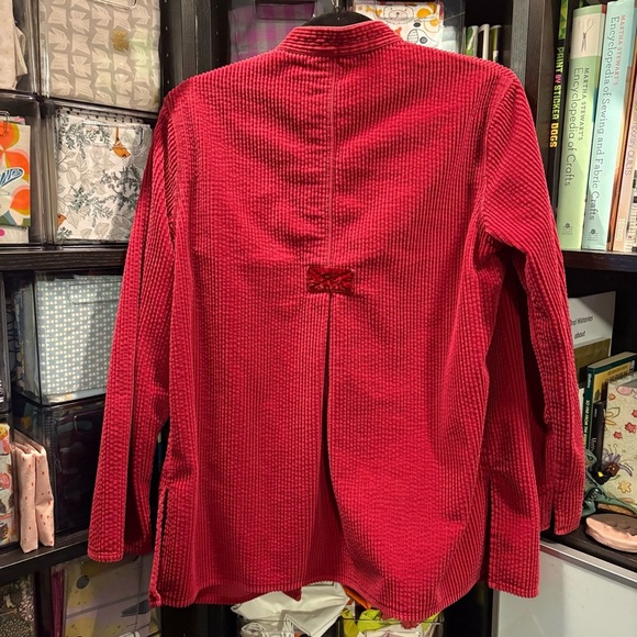 Vintage red corduroy jacket shirt from J.Jill - Picture 7 of 8